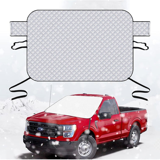 Suitable for Tacoma truck windshield snow cover, frost, ice, UV protection, front sunshade - n