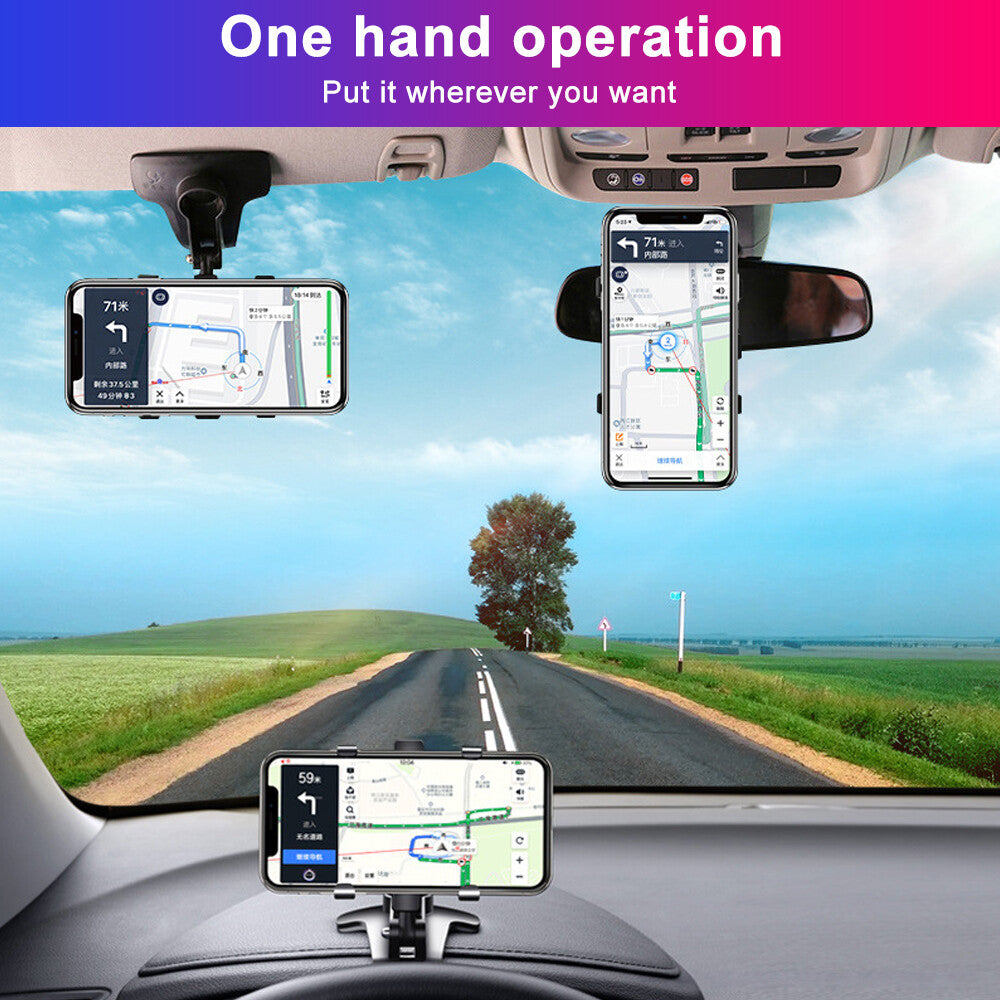 360° Car Mobile Cell Phone Holder Mount Bracket For Apple iPhone Samsung GPS