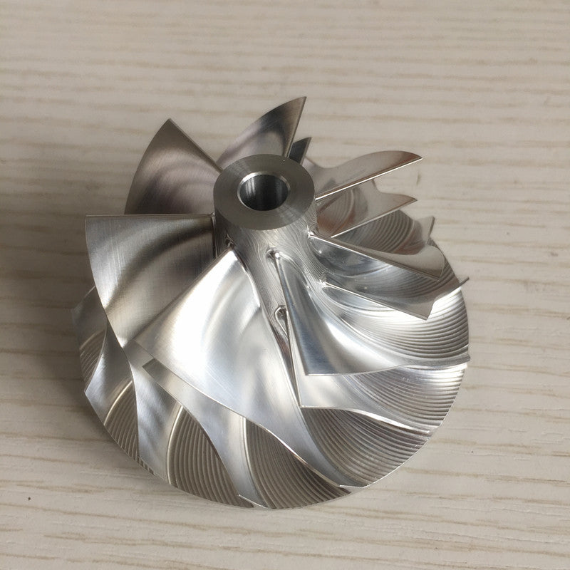 K26 5326-123-2209 54.64/71.00mm 7+7 blades Turbine milling/bulk compressor wheel
