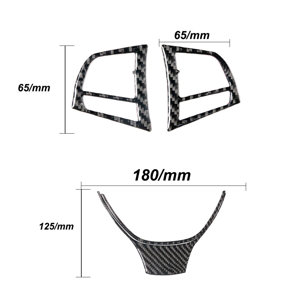 2x Central Storage Frame Panel Red Carbon Fiber For FJ Curiser 2007-2021 v