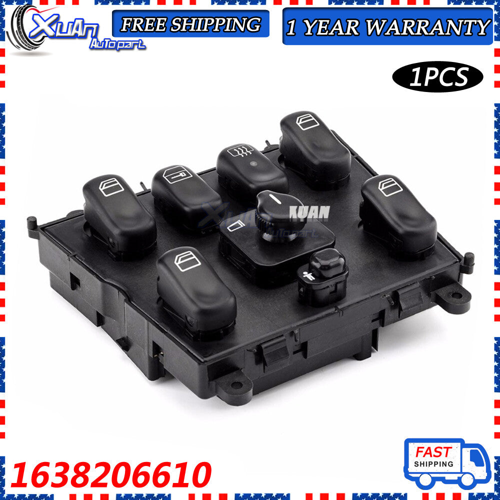 Suitable for ML320 1638206610 Master Electric Front Left Power Window Switch - v