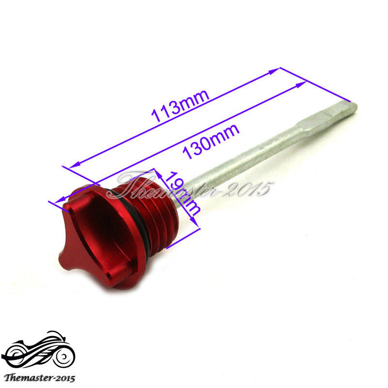 CNC Engine Oil Dipstick For 50 70 110 125 cc XR50 CRF YCF SDG SSR Pit Dirt Bike Q