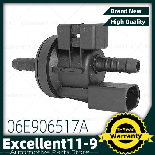 Steam tank purge solenoid valve #06E906517A is suitable for Audi Q7, TT, R8, for Jetta , and for Golf . n