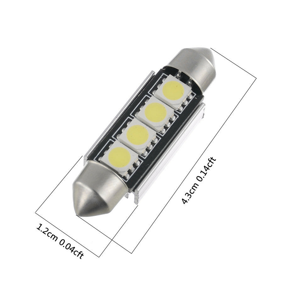 23Pcs Car Interior Roof Reading Dome Light Bulb LED Trunk License Plate Lamp Kit