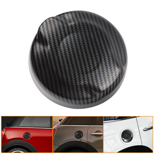 for Mini Cooper S F56 Hatchback 2.0L Carbon Fiber Gas Tank Fuel Cap Cover Trim