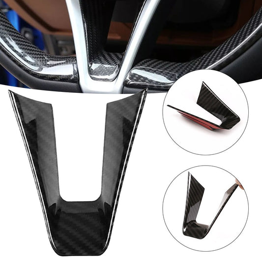 Carbon Fiber Steering Wheel Cover Trim For Alfa For Romeo For Giulia for Stelvio v
