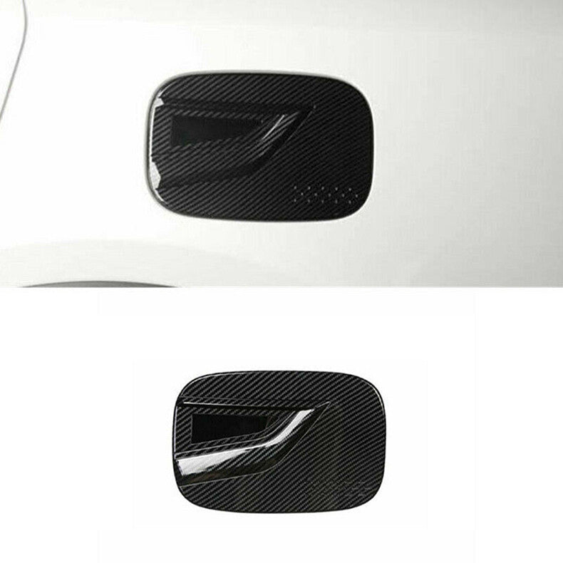 for Kia Sorento 2021-2023 Carbon Fiber Car Fuel Filler Cover Gas Tank Cap Trim