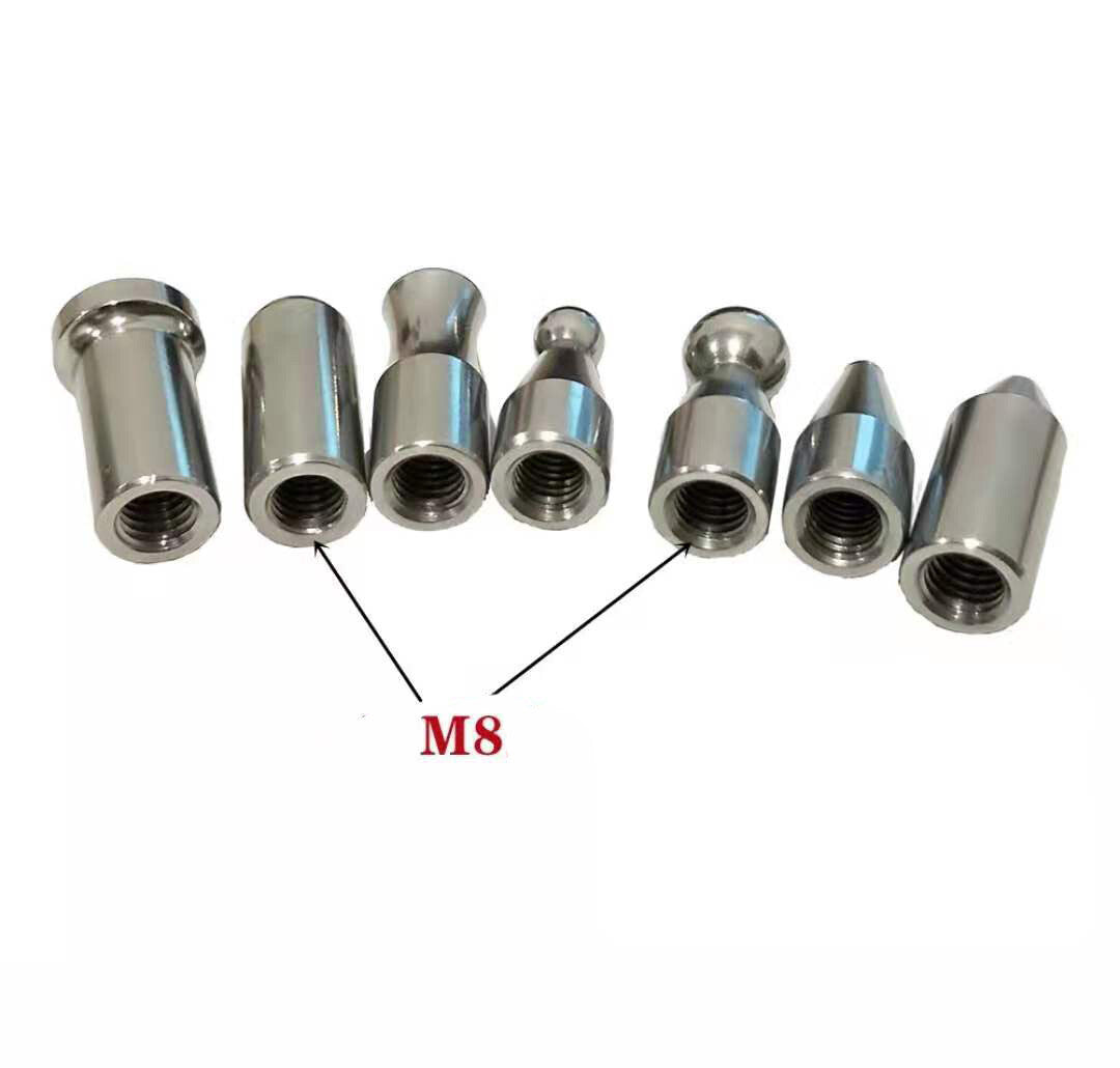 M8 Stainless Car Puller Push Rods Replace Head Adapter Dent Removal Repair Tool v