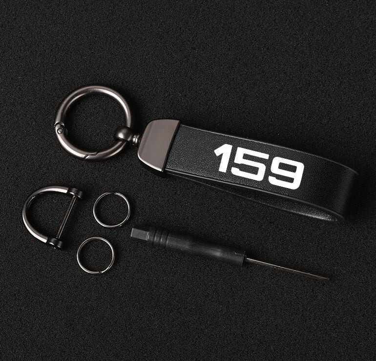 luxury leather brown keychain/car key ring for Volvo XC90.