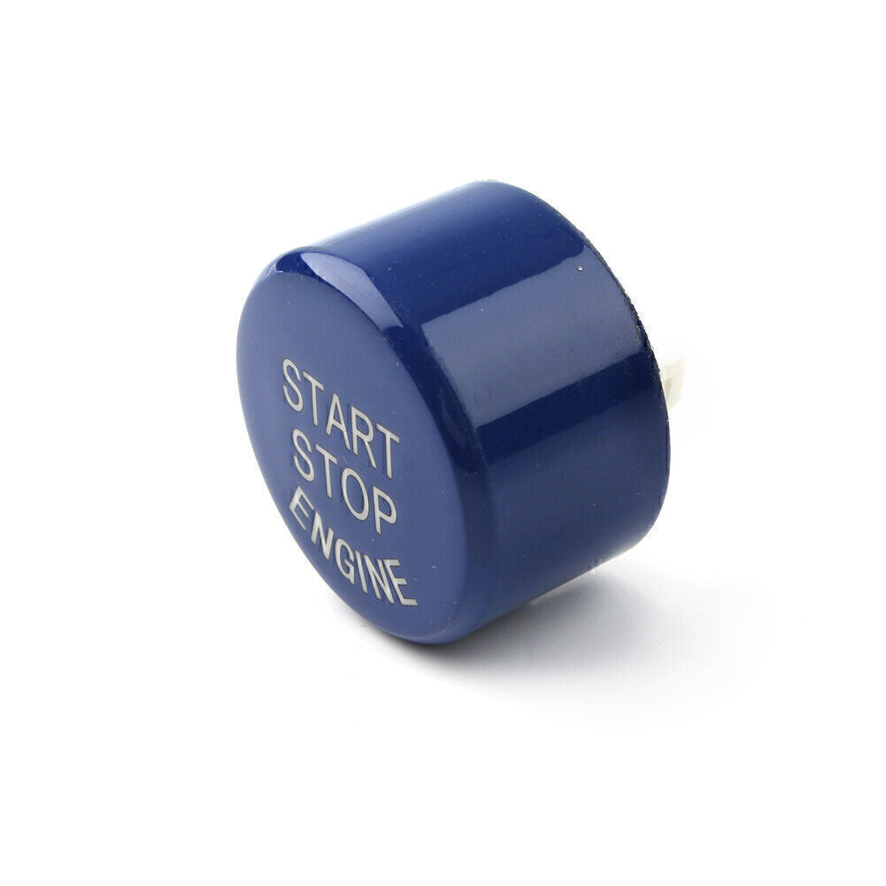 Fit for BMW 5 Series G30 G Chassis Cars Engine Start Stop Button Cover Trim Blue