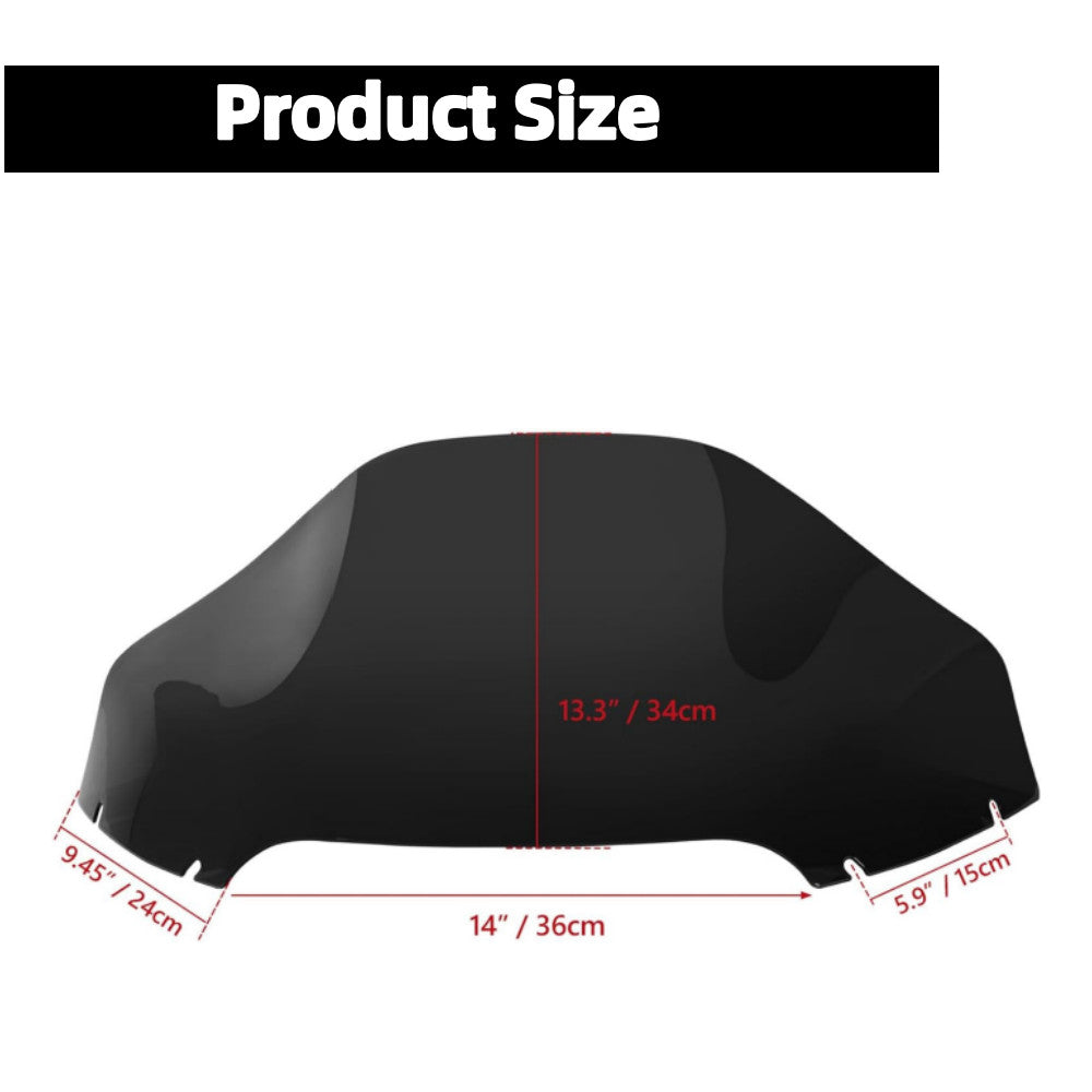 Black 13-inch windshield suitable for Harley Road Glide Special FLTRXS 2015-2022 n