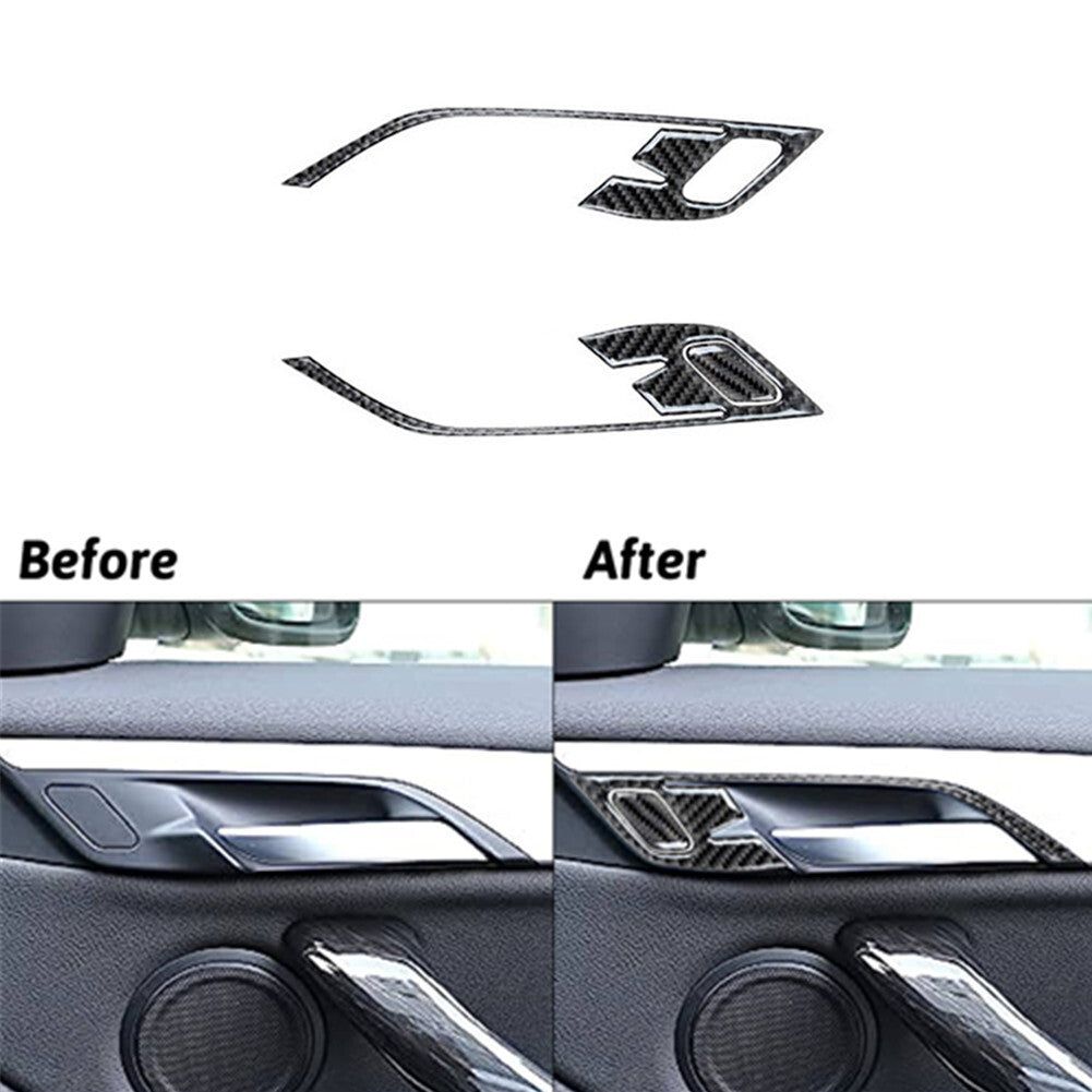 Carbon Fiber Interior Left Of Speedometer Cover Trim For F150 FX4 04-08 Red v