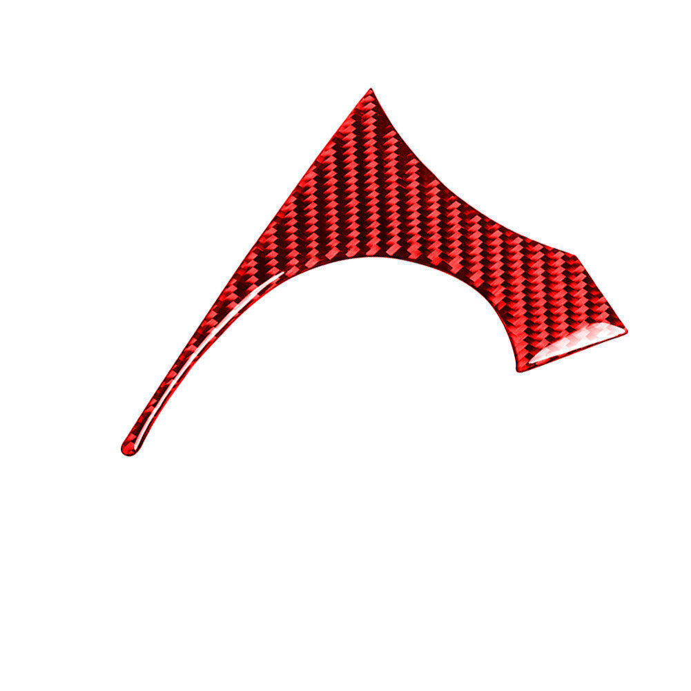Red Carbon Fiber Speedometer Cover Trim Sticker for Mitsubishi Lancer 2008-2015