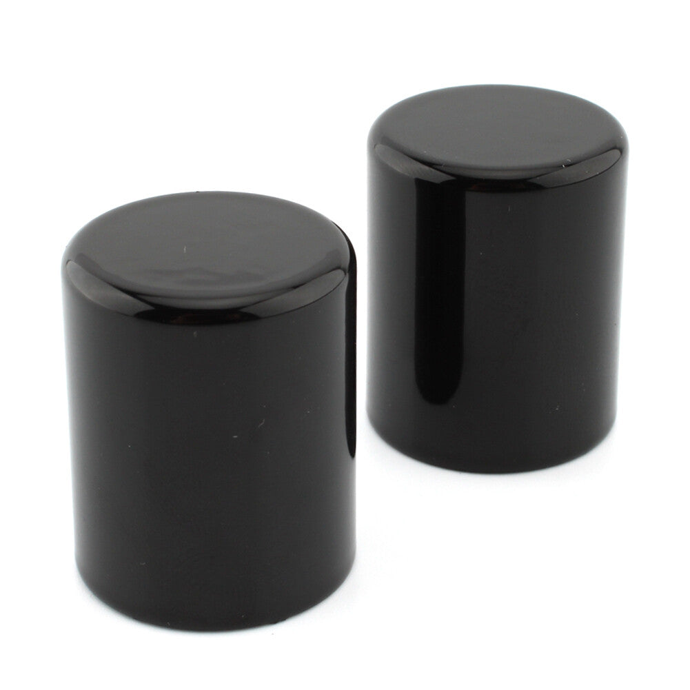 2x Black Docking Hardware Point Cover Kit for Harley Sportster XL883 Road King Q
