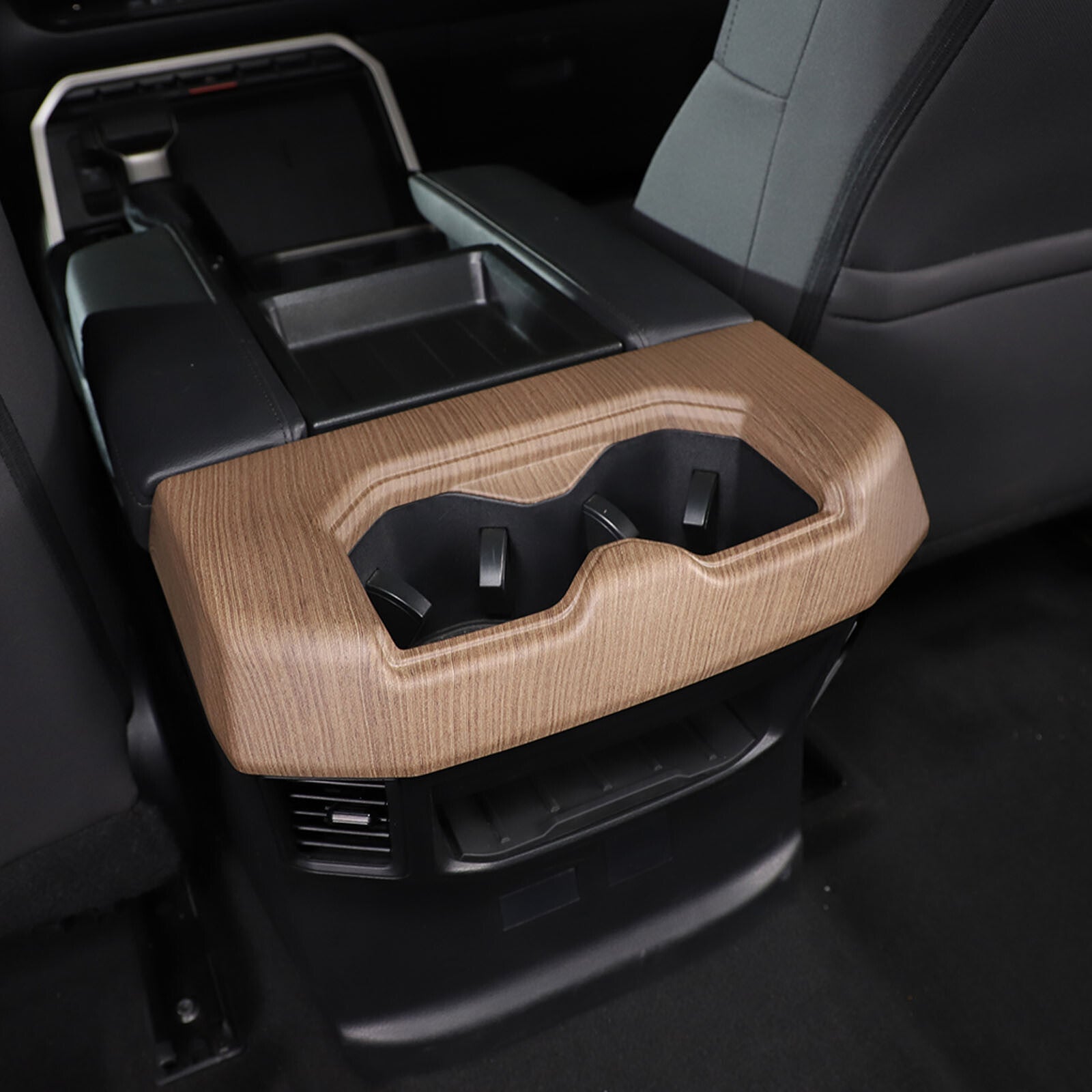 Interior Center Control Armrest Protective Cover Trim for Corvette C7 2014-19- v