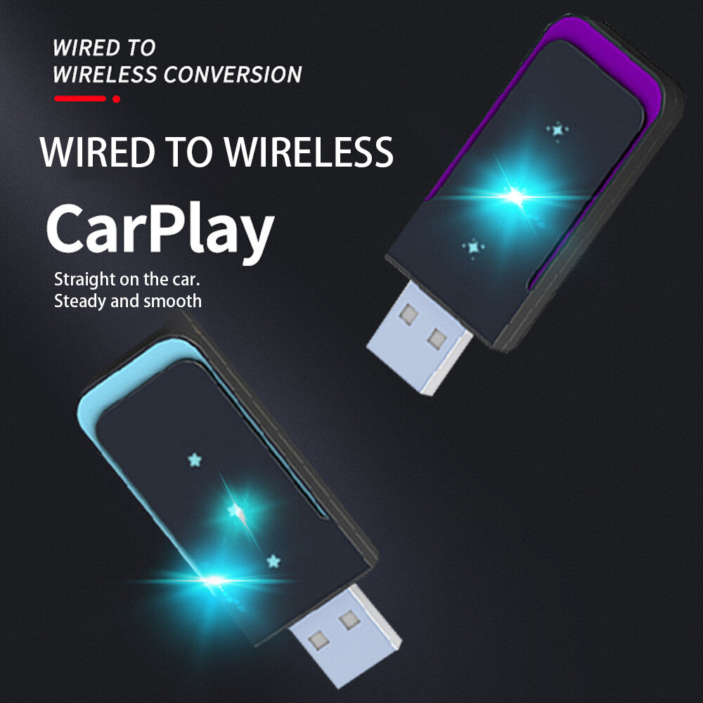 2in1 Wireless Carplay Adapter Android Auto Adapter USB Car Dongle Connect Box
