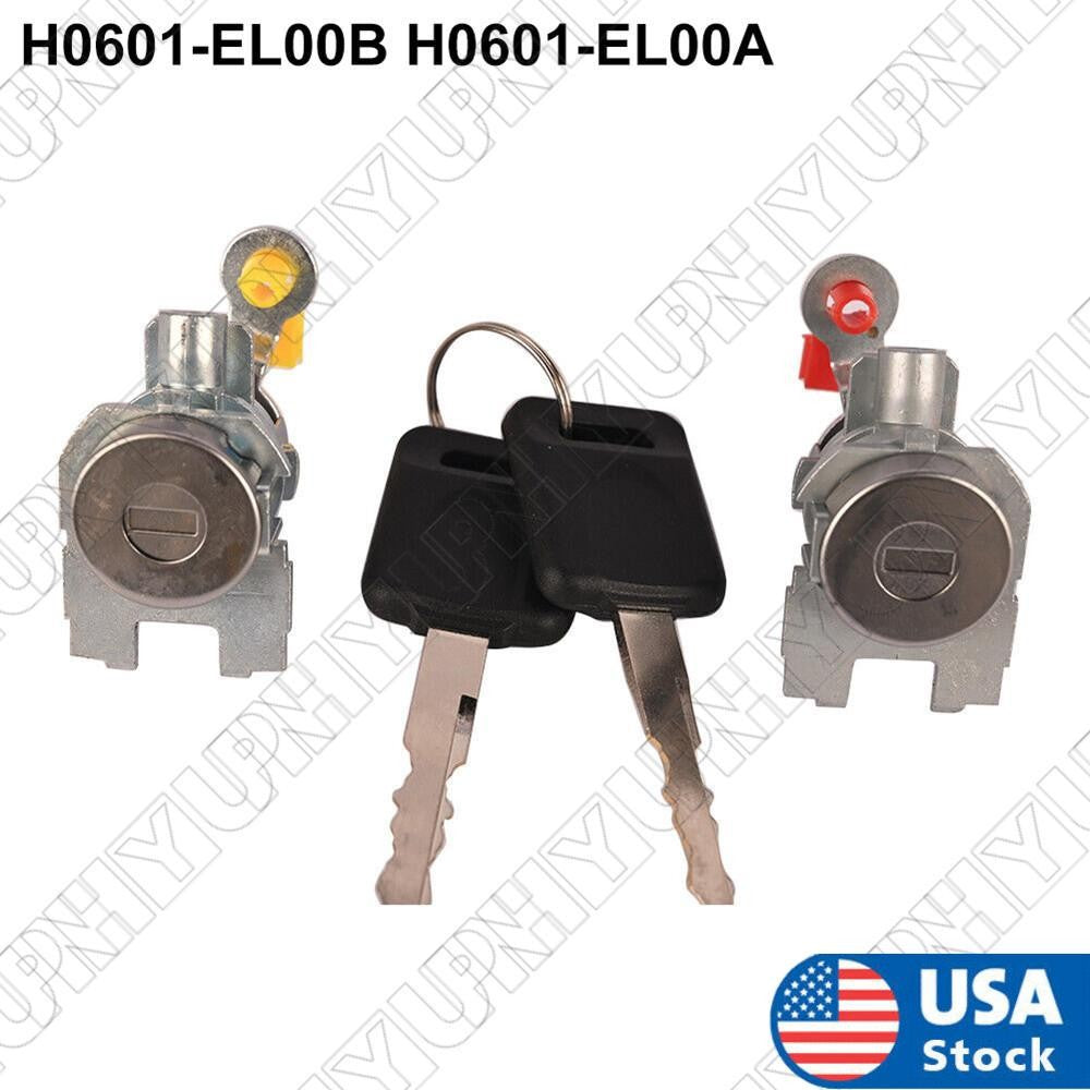 Door Lock Cylinder Left + Right for Nissan Versa H0601-EL00B H0601-EL00A