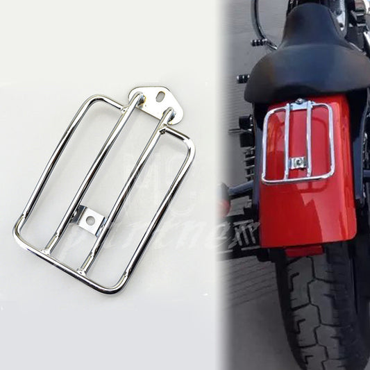 Chrome Metal Solo for Seat Luggage Rack for Harley Sportster XL883 1200 2004-2014 Q