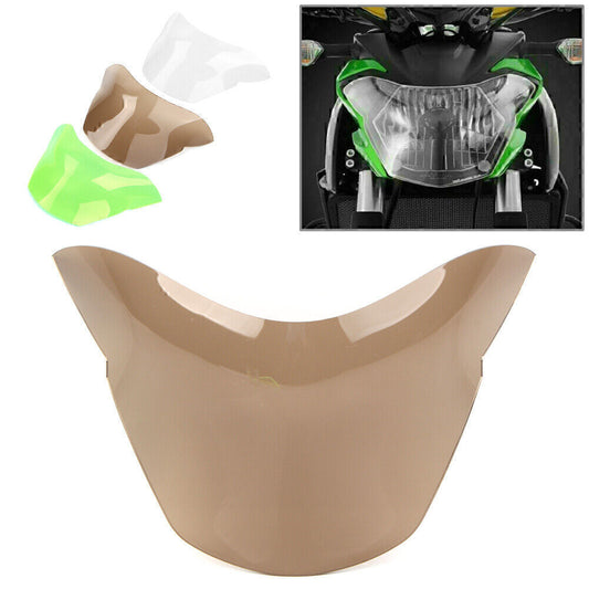 1x Front Headlight Guard Shield Screen Lens Cover For 2017-2018 for Kawasaki Z650