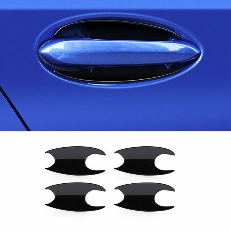 Fit for BMW 3-Series 2019-2023 G20 ABS Black Outside Door Bowl Cup Cover Trim 4P