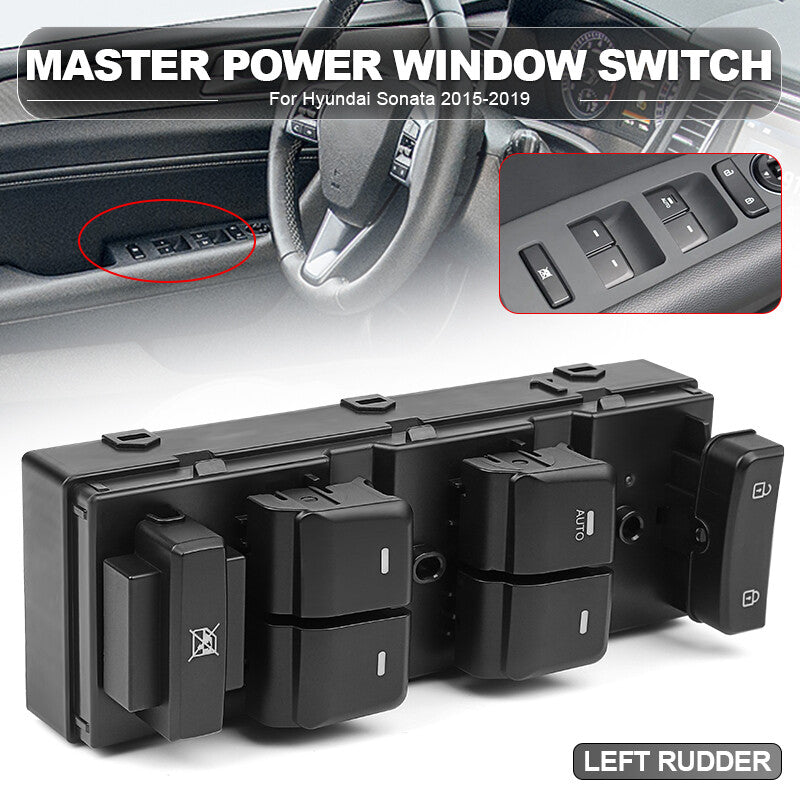 Power Window Master Control Switch Driver Side LH for Hyundai Sonata 2015-2019