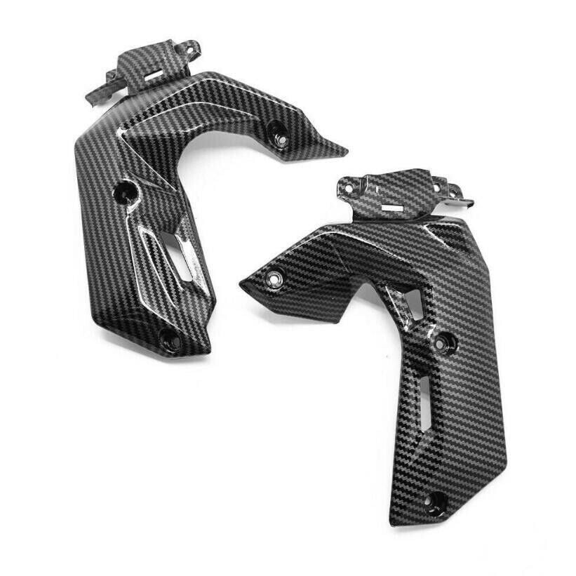 Fiber Side Radiator Cover Panel Fairing Cowl for Kawasaki Z650 2017-2019