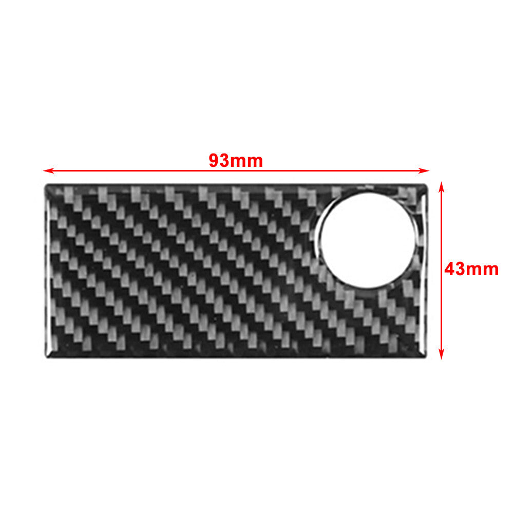 Carbon Fiber Interior Glove Box Handle Cover Trim for Dodge Journey 2011-2018