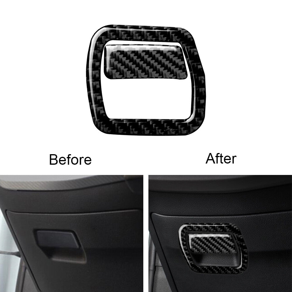 Mirror Control Button Trim Cover Type-A Carbon Fiber For Tacoma 2012-2015 v