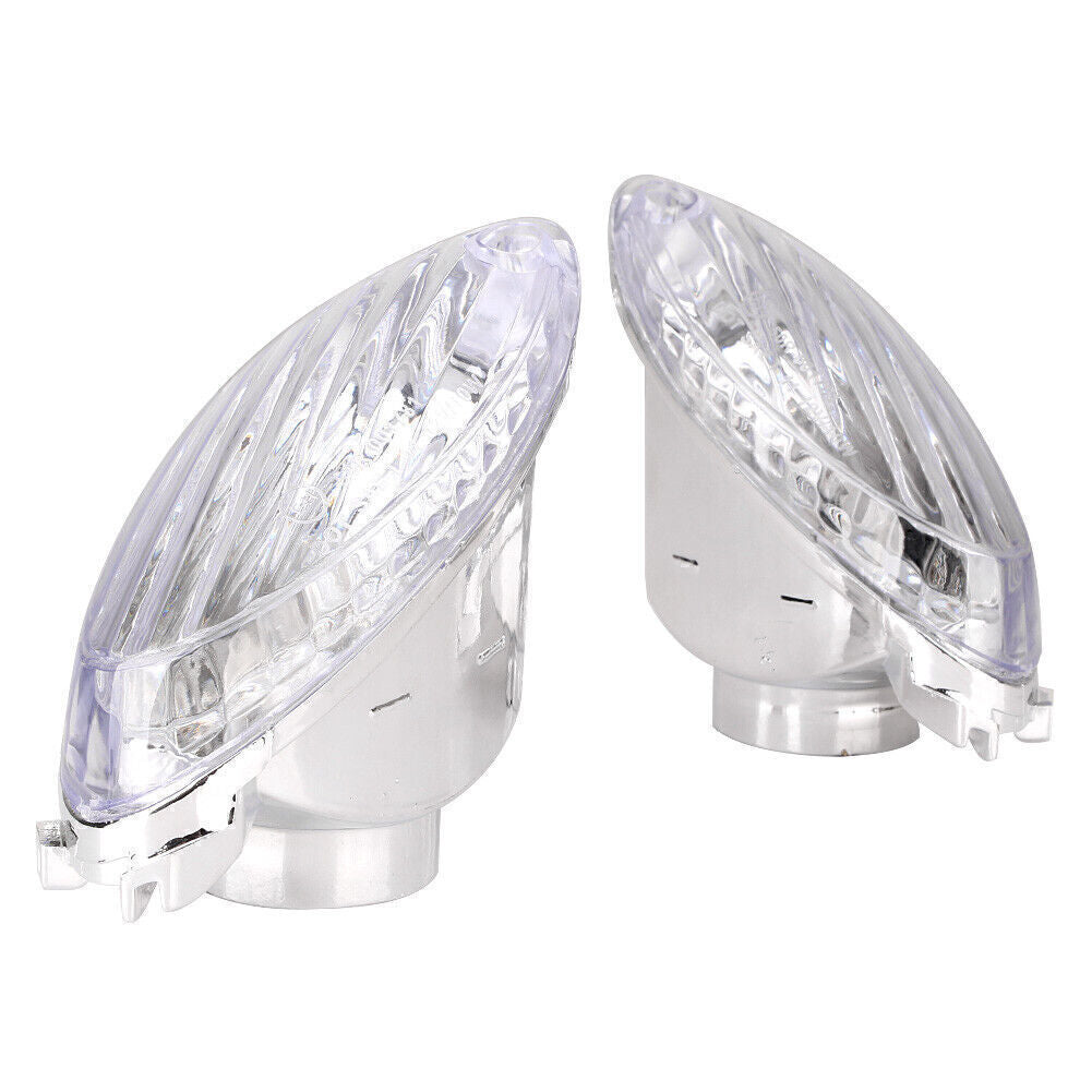 2pcs Clear Turn Signals Light Indicators Lens Fit for Suzuki Hayabusa GSXR1300 08-10 Q