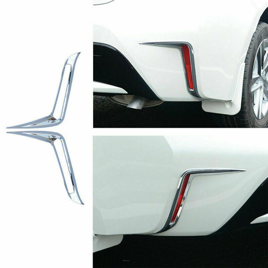 for Toyota for Corolla Sedan 2019-22 Chrome Car Rear Fog Light Lamp Frame Cover Trim