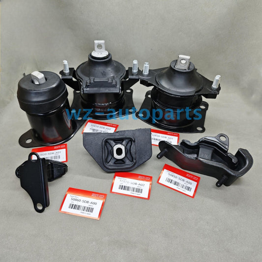 Equipment Manufacturer ( ) 6-Piece Engine Mount Kit for 2003-2007 for Honda Accord V6 3.0L Automatic Transit - new