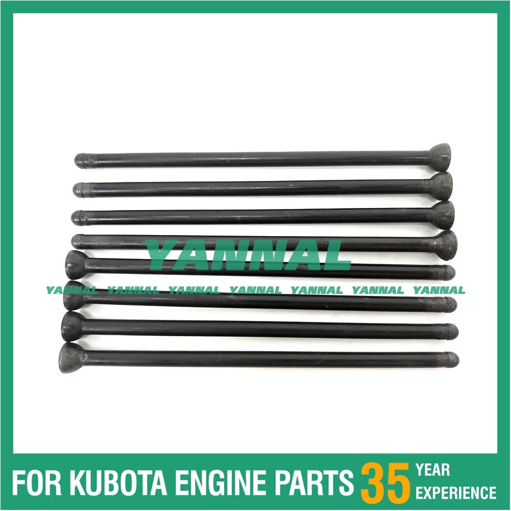 New 8-piece valve pushrod assembly for V2203 and V2403 engine parts.