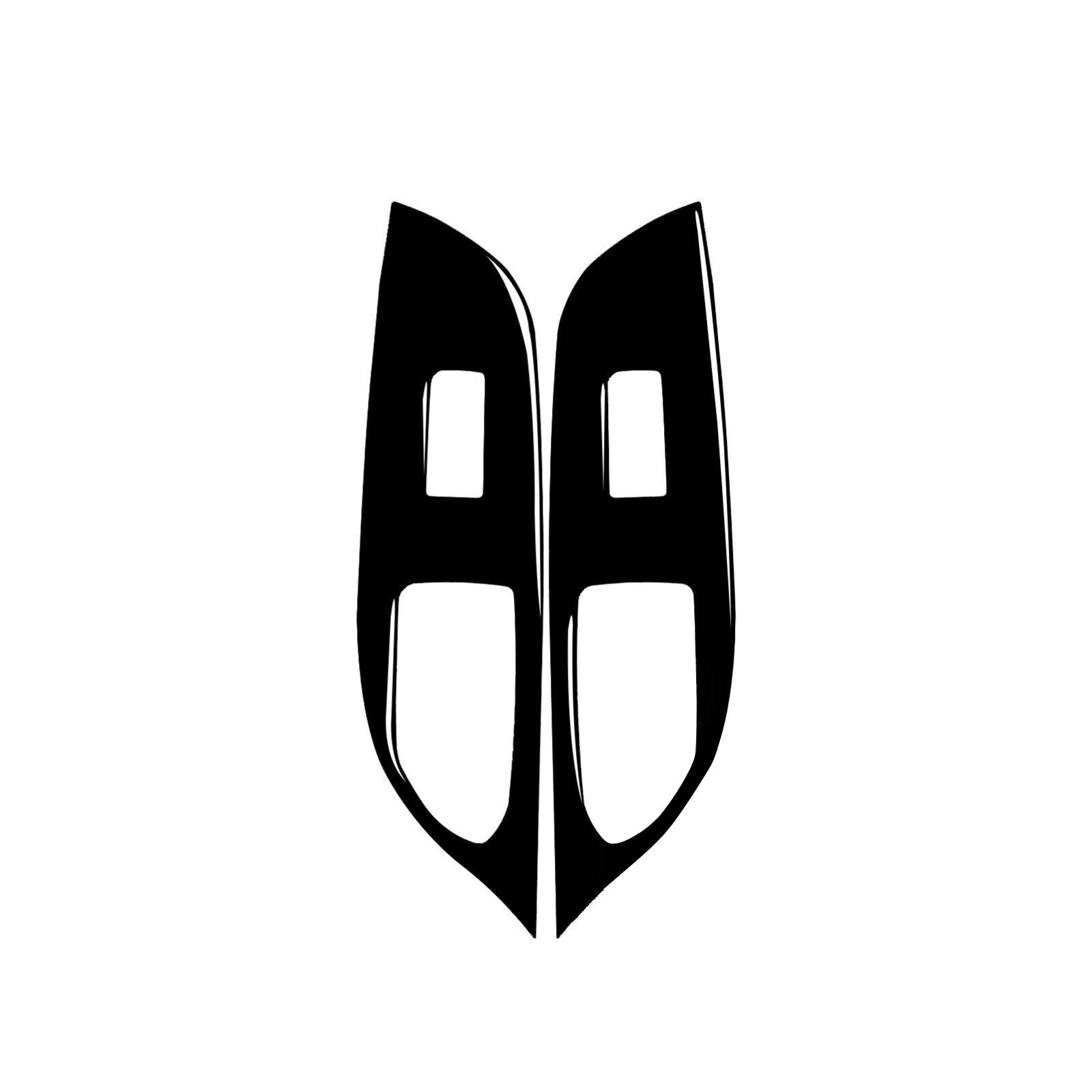 Carbon Fiber Interior Front Door Handle Cover Trim for Dodge for Ram 1500 2009-2012 v