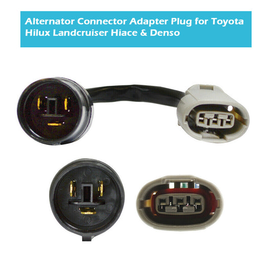 Alternator Connector Adapter Plug Fit for Lexus for Toyota Hilux for Land cruiser Dyna