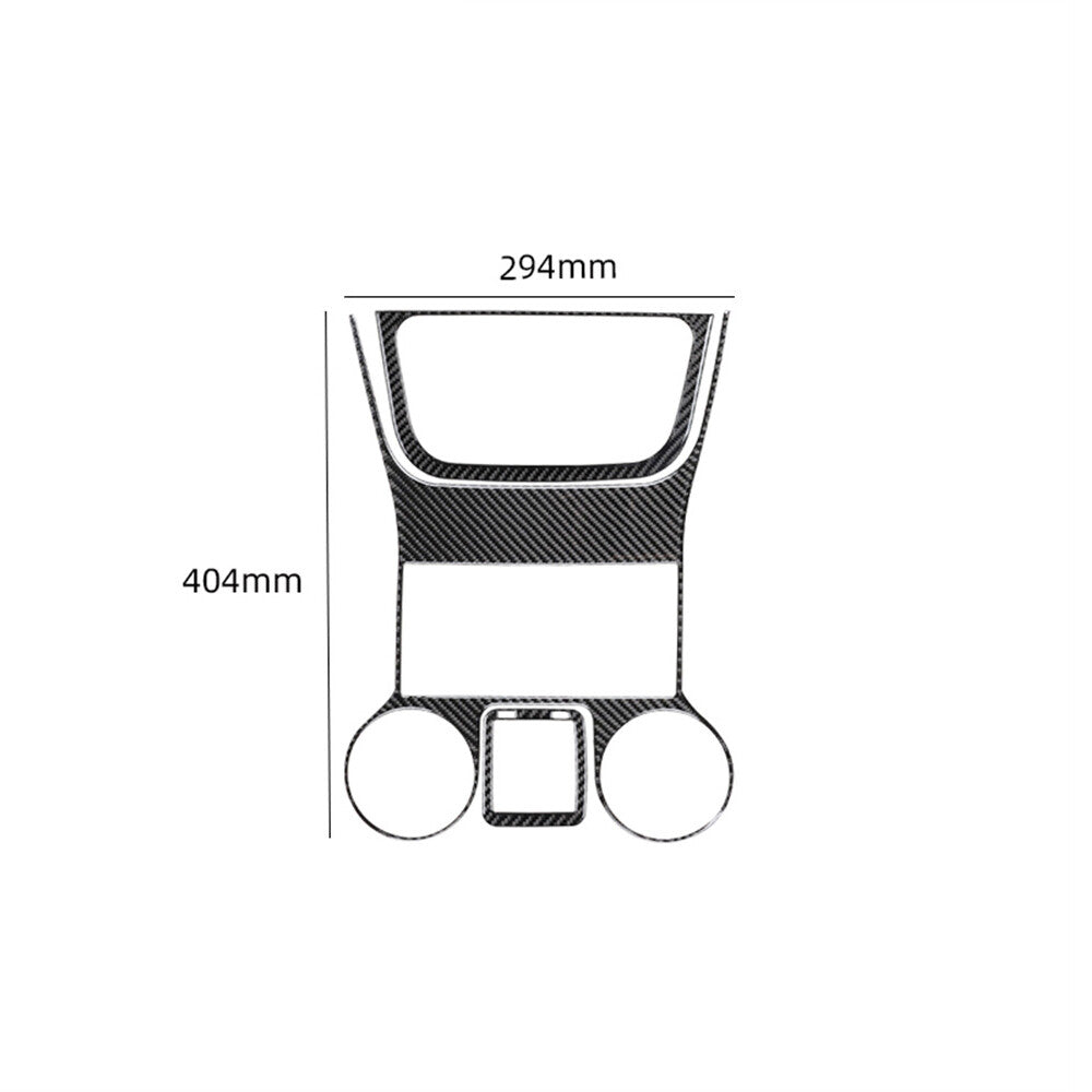 Water Cup Slot Frame Panel Trim Cover Carbon Fibre For Tundra 2007-2013 v