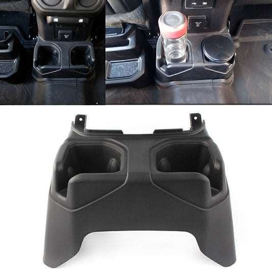 Rear Floor Console Cup Holder for Jeep for Wrangler JL 2018-2023 6BN67TX7AC Q