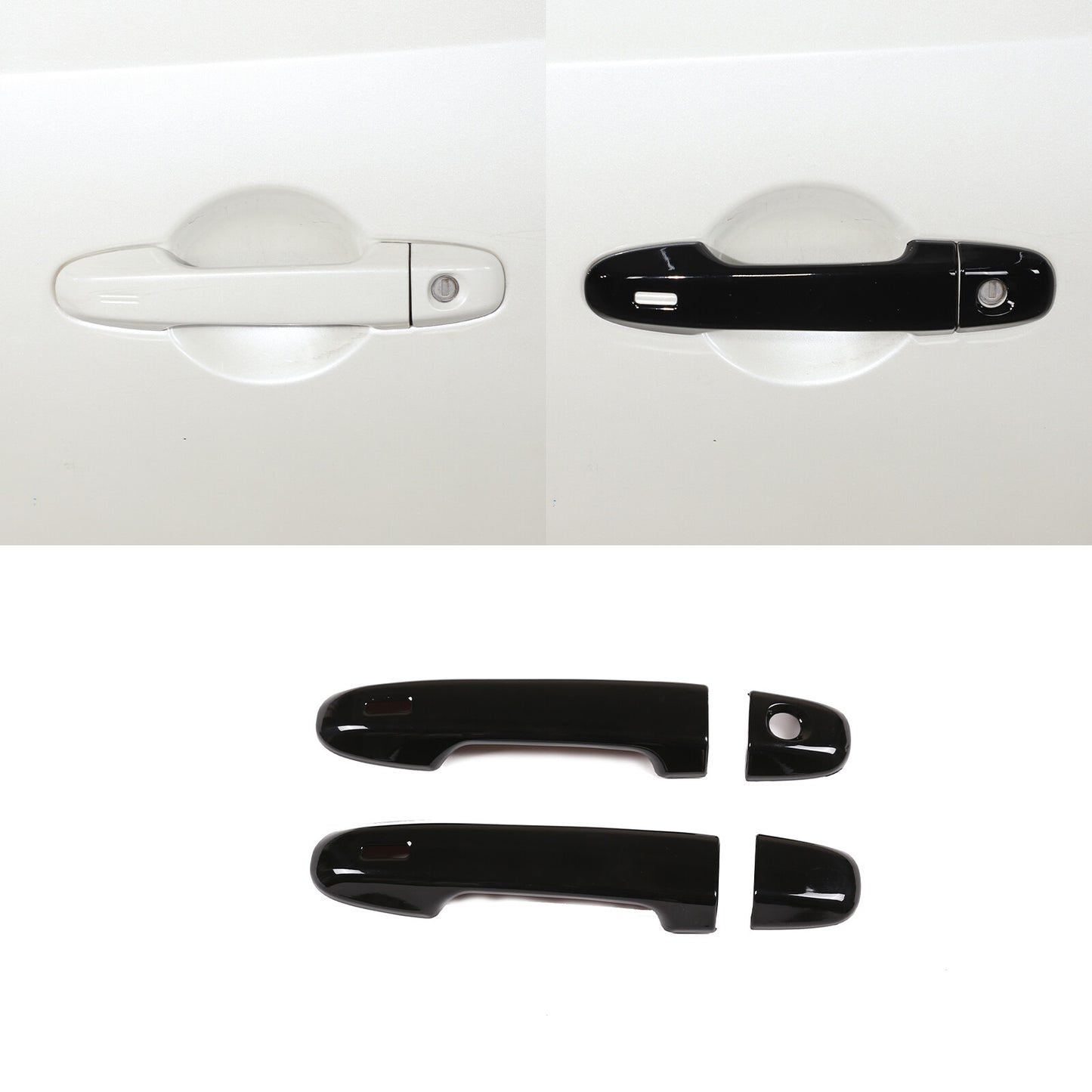 Carbon fiber Look Shift gear handle cover decoration suitable for tundra redwood 2022-2023- v