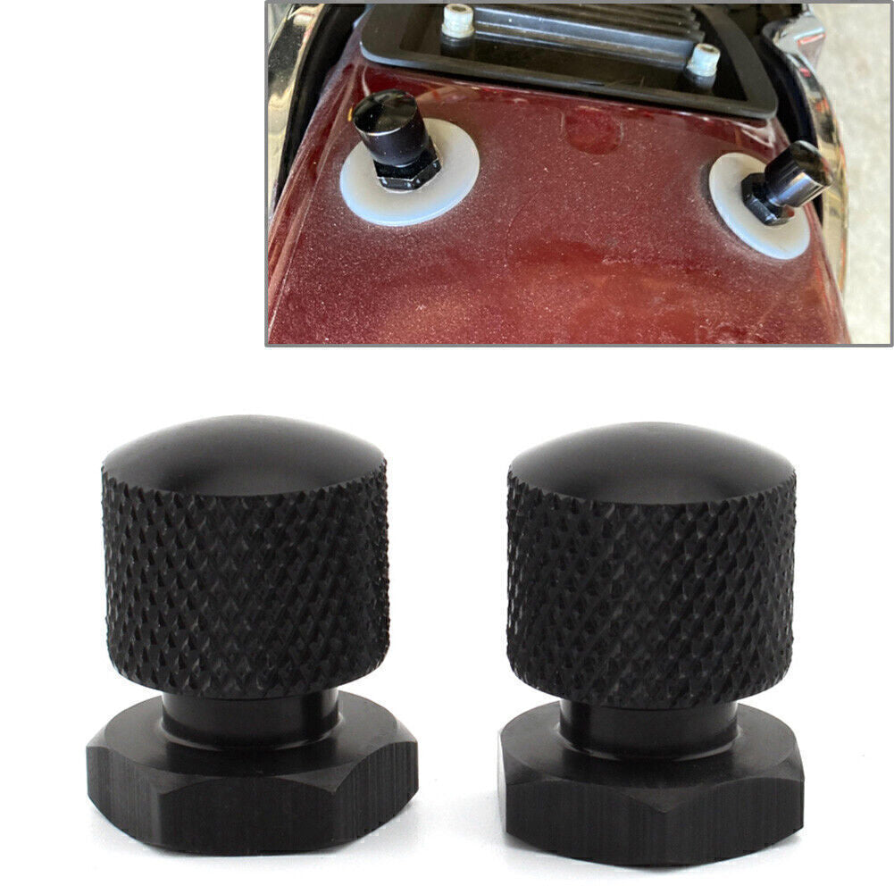 Black Rear for Seat Bolt Screw Nut for Harley Davidson Touring Softail Street Glide