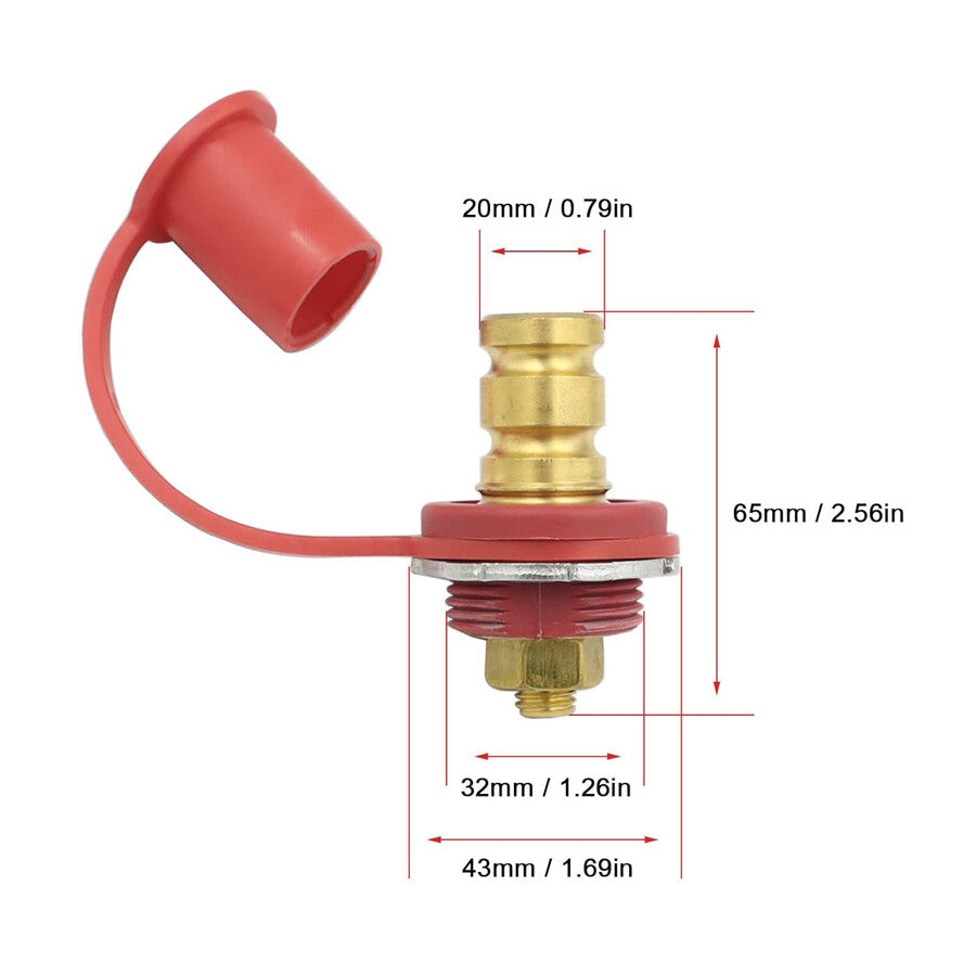 250A 12V battery charger rear pin connector terminals suitable for automobiles and boats - n