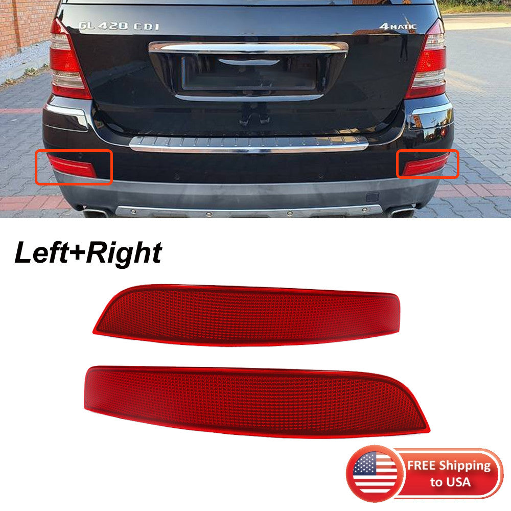 Pair Rear Bumper Reflector For GL X164 GL350 GL450 GL550 2010-2012 n