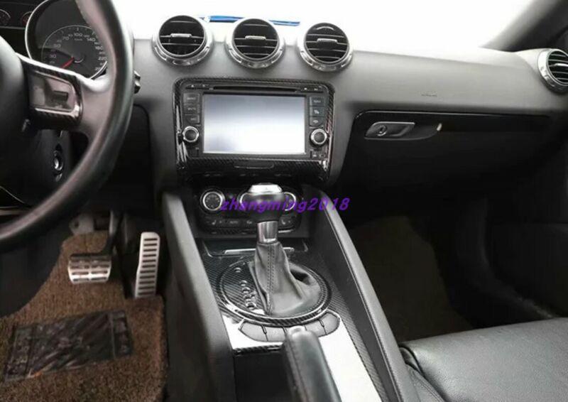 18-piece carbon fiber style interior trim kit for Audi TT 2008-2014