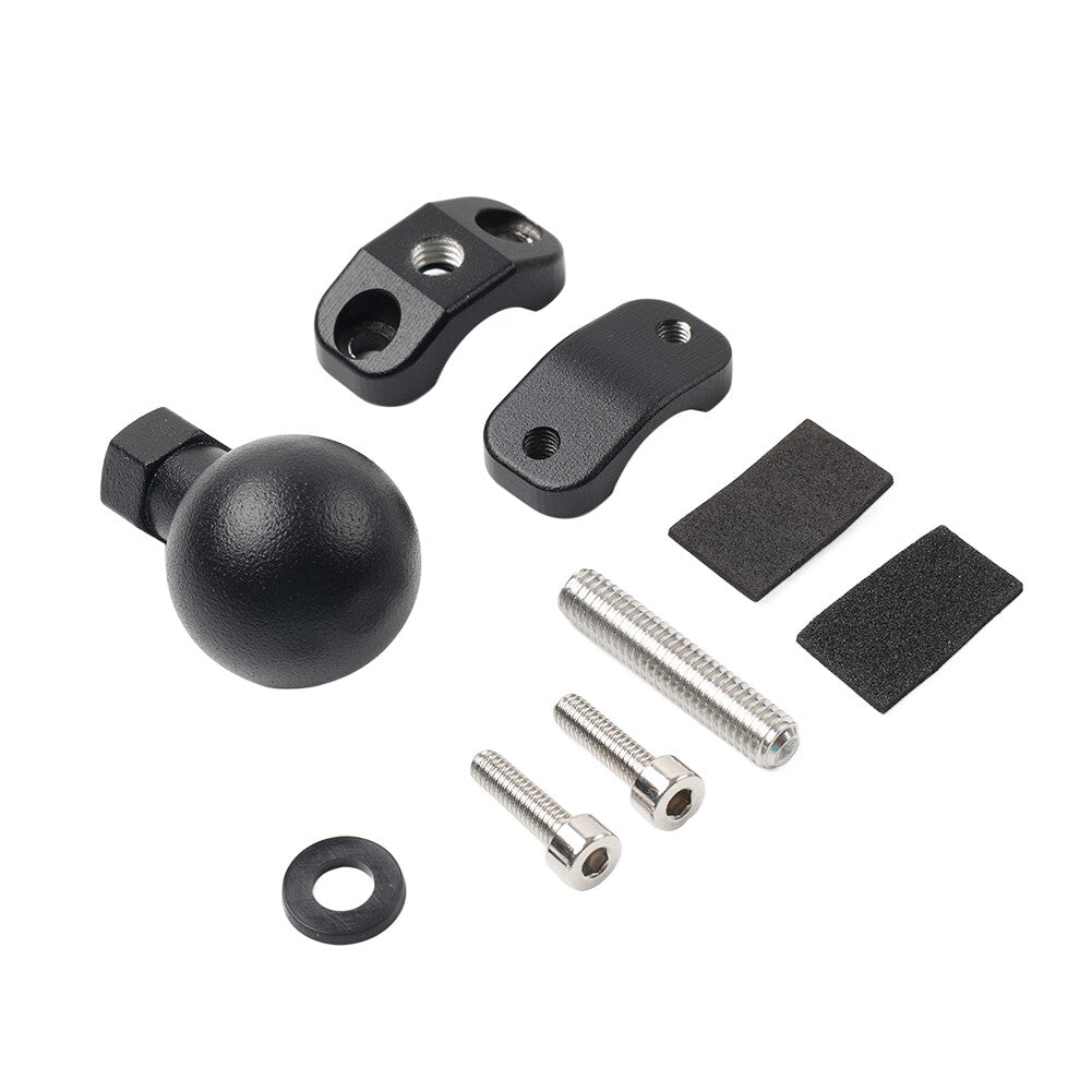 Motorcycle Ball Head Base GPS Phone Holder Bracket Clamp Stand Universal