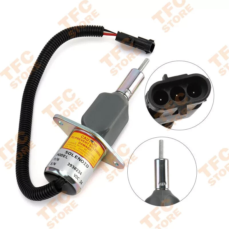 3930234 Shut Off Solenoid Valve For 6CT 8.3L Komatsu PC360-7 Case 821