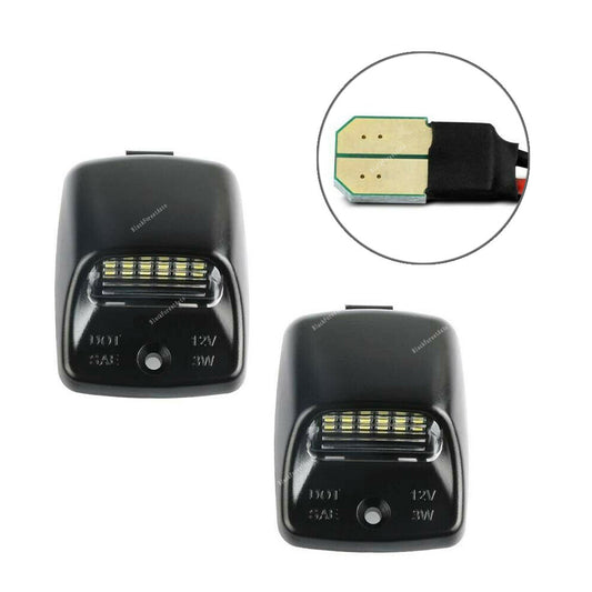 Qty 2 18 SMD LED License Plate Light Lamp For 05-15 for Toyota Tacoma 00-13 Tundra Q