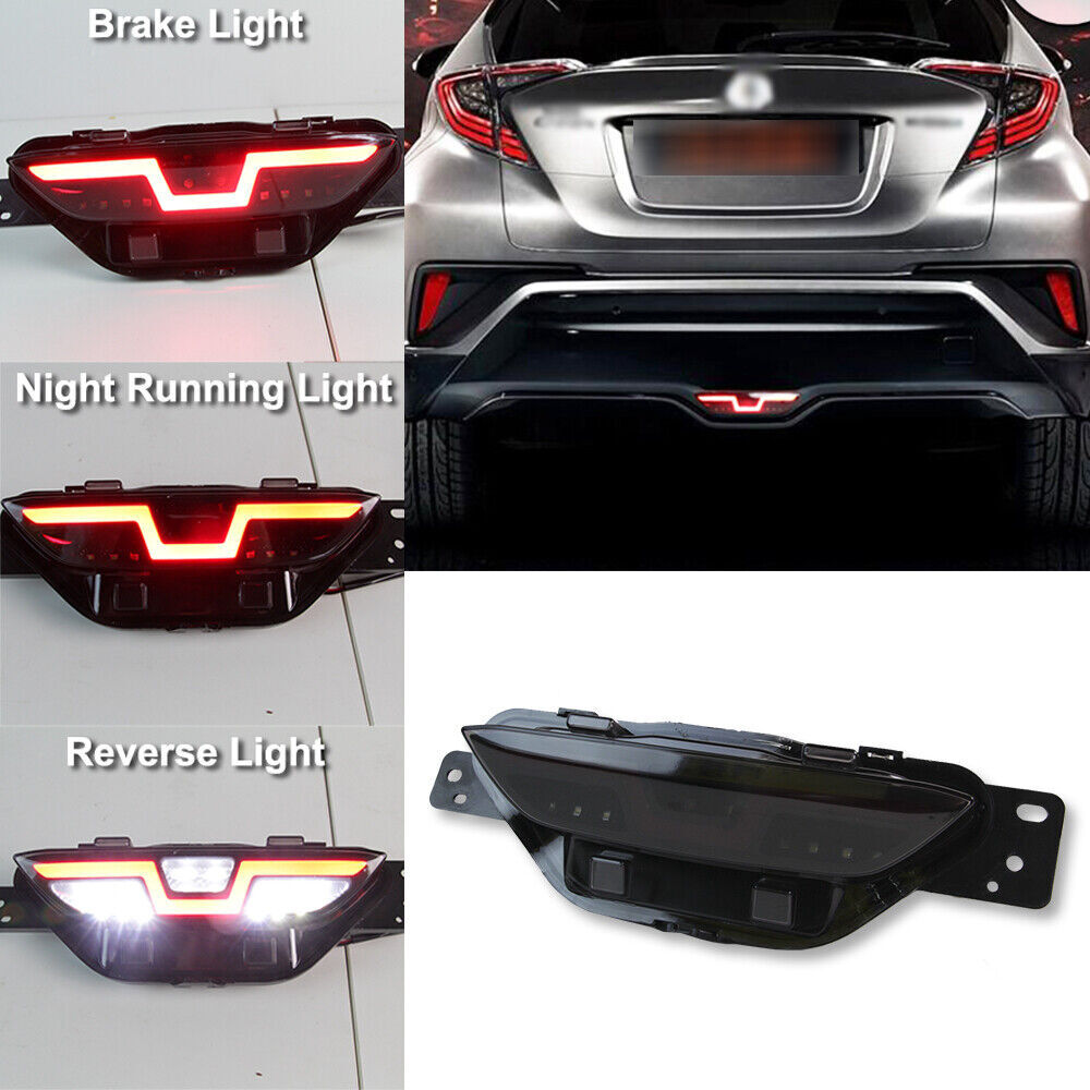 LED Rear Bumper Tail Light for Toyota C-HR CHR 2016-2018 2019 -2021 Brake Lamp