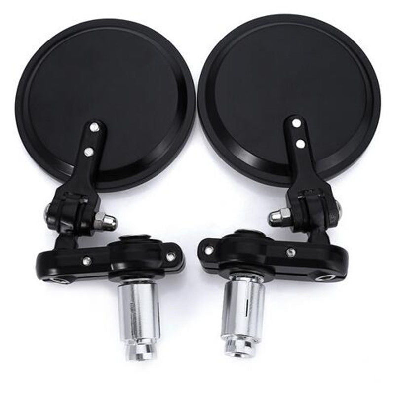 Moto Multi Angle Adjustable Aluminum 7/8 Handlebar Bar End Rearview Side Mirror