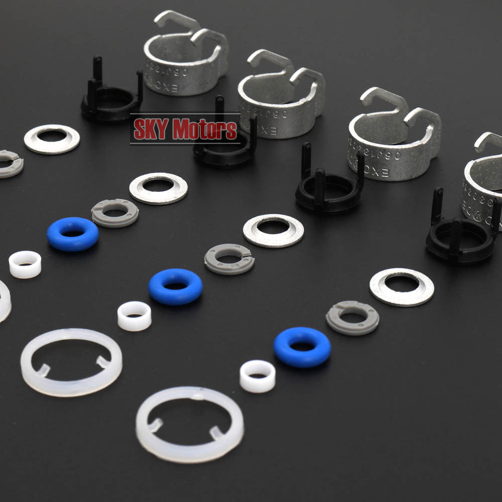Fuel Injectors Nozzles O-Ring Repair Seals Kit for VW GTI CC for AUDI A4 Q5 2.0 TFSI