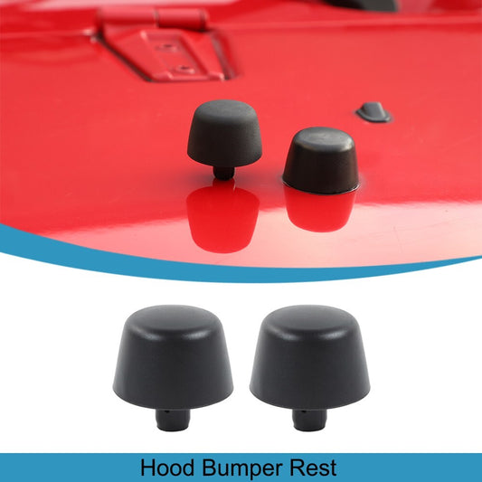 Rubber Hood Bump Rest Stop Bonnet Bumper Cushion for Jeep for Wrangler JK 2007-2017
