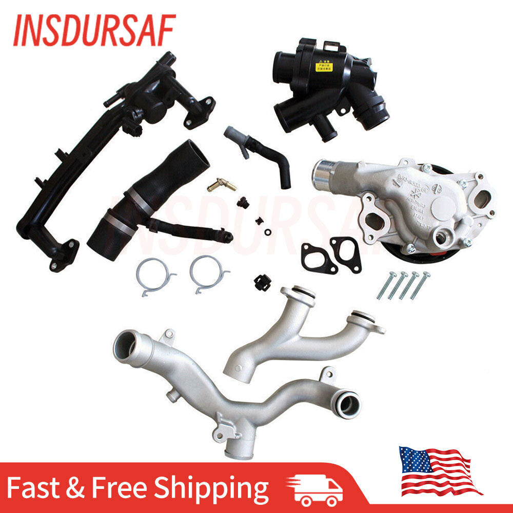 Engine Coolant Pipe Upgrade Thermostats Kit for Jaguar for Land Rover 3.0 V6 5.0 V8