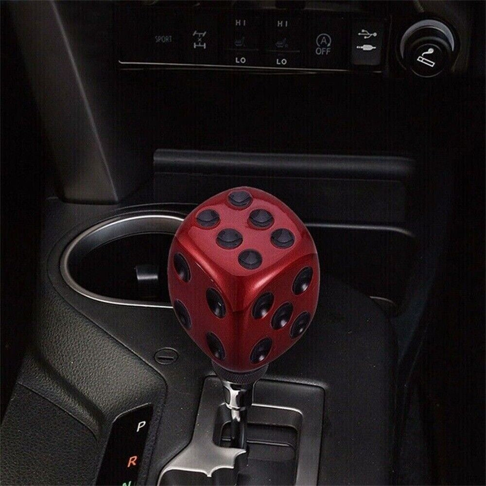 Universal LUCKY DICE Automatic Stick Gear Shift Knob Lever Shifter Accessories n